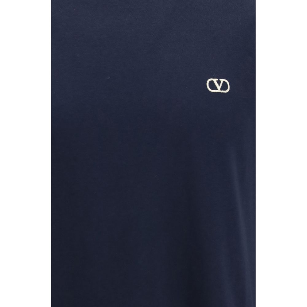 Valentino Garavani Blue Cotton T-Shirt