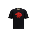 Valentino Garavani Black Cotton T-Shirt