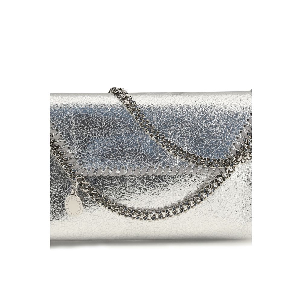 Stella McCartney Silver Polyester Shoulder Bag