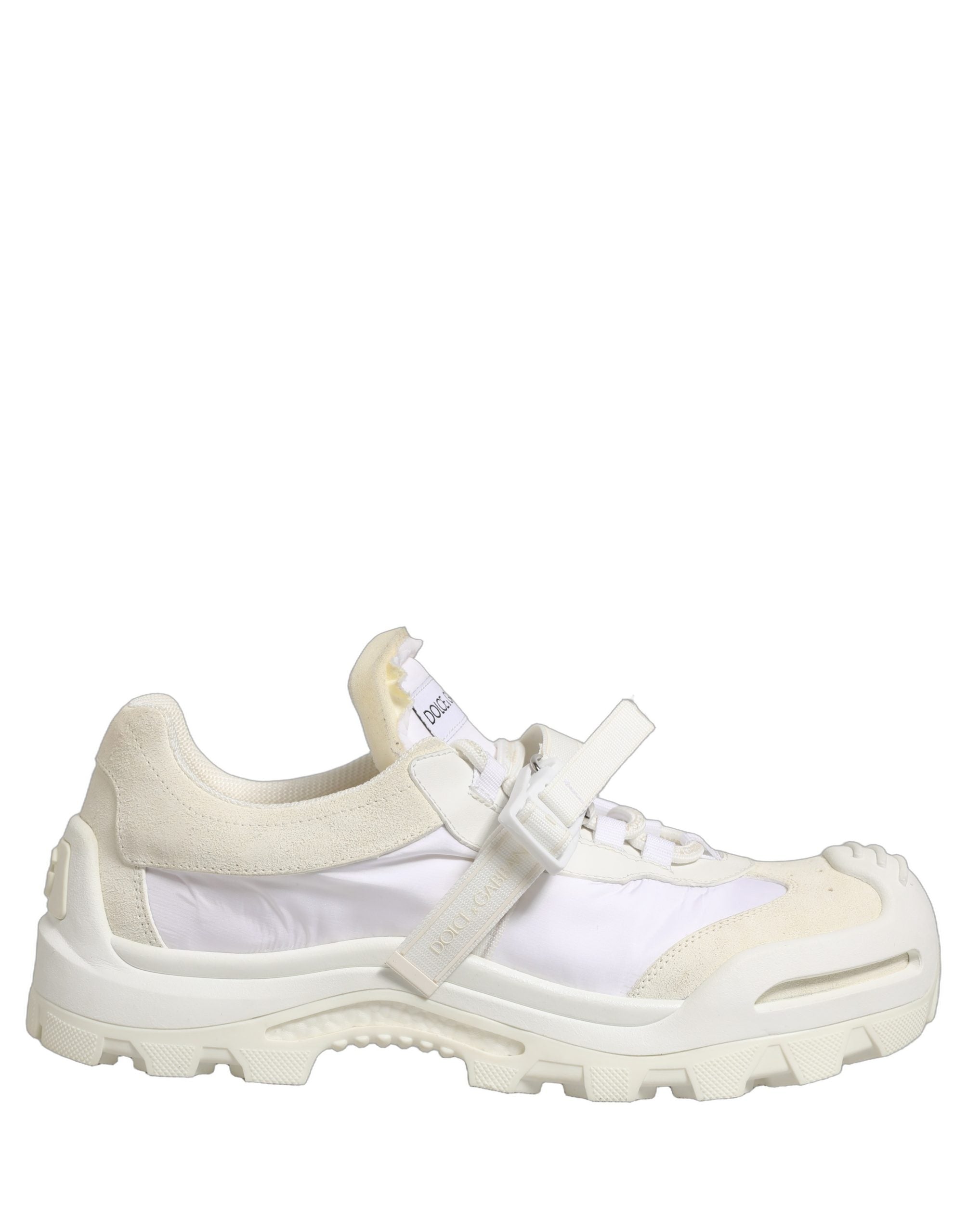 Dolce & Gabbana White Airmaster Panelled Low Top Men Sneakers Shoes
