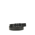 Ferragamo Blue Calf Leather Bos Taurus Regular Belt