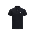 Balmain Black Cotton Polo Shirt