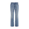 Miu Miu Blue Cotton Relaxed Fit Jeans