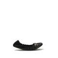 Gucci Black Calf Leather Bos Taurus Ballet Flats