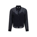 Gucci Black Silk Pattern Shirt