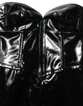 Dolce & Gabbana Black Patent Leather Corset Style Mini Dress