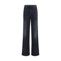 Gucci Black Cotton Straight-Leg Jeans