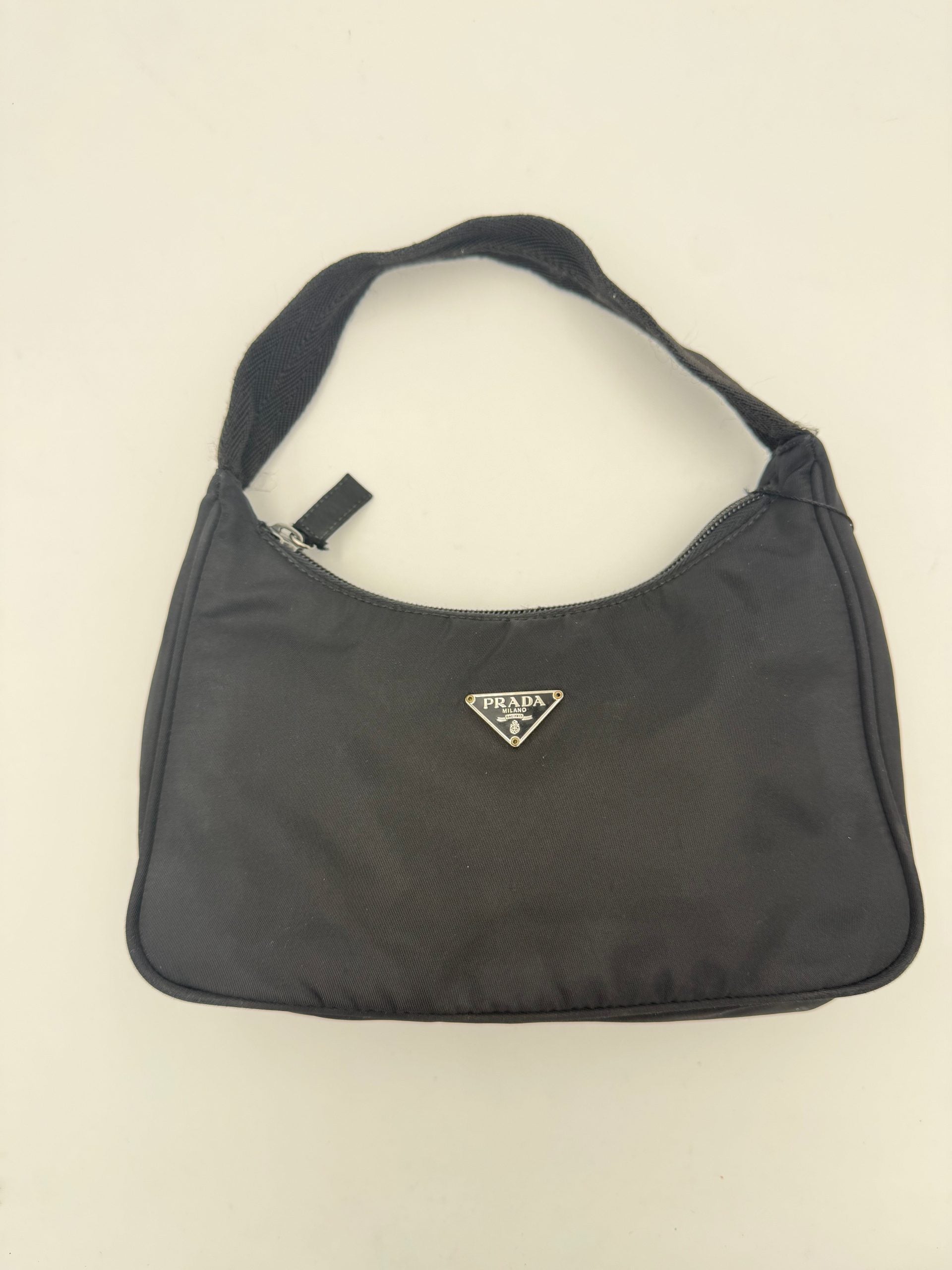 Prada Bicolor Nylon Handbag
