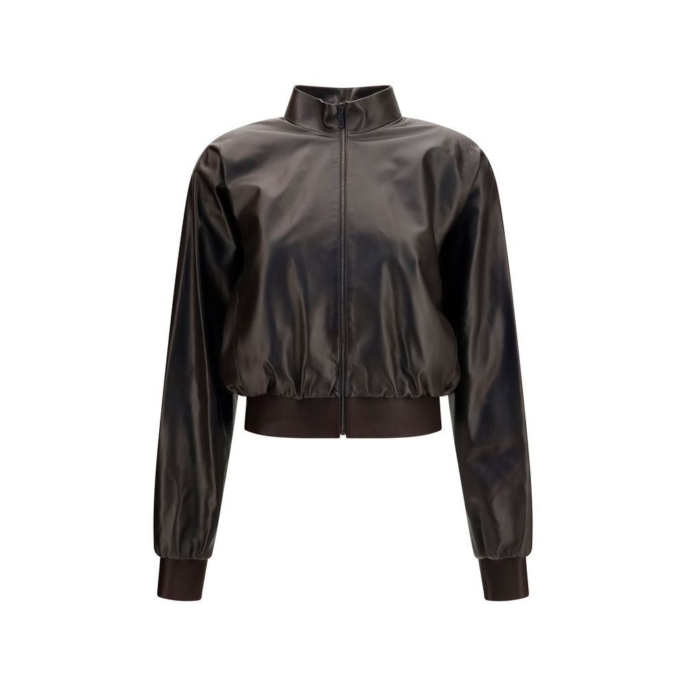 Gucci Brown Lamb Ovis Aries Aries Bomber