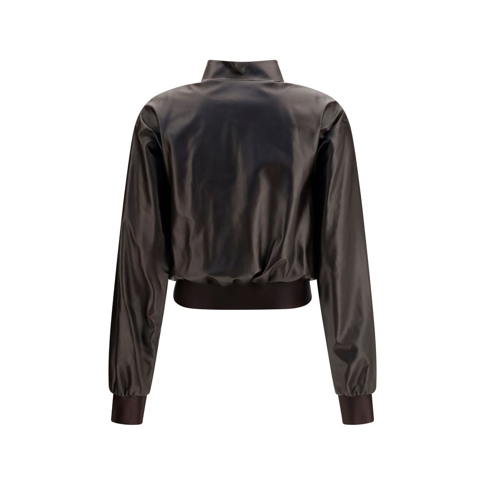 Gucci Brown Lamb Ovis Aries Aries Bomber