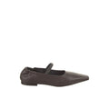 Brunello Cucinelli Brown Leather Flats