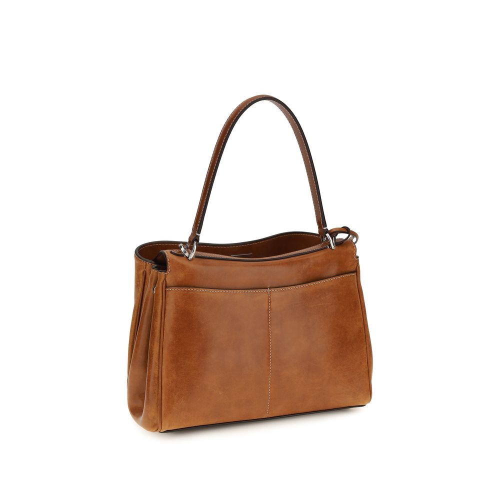 Balenciaga Brown Lamb Ovis Aries Aries Handbag