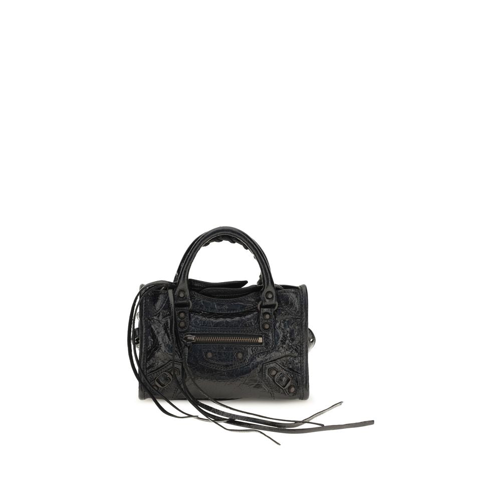 Balenciaga Black Lamb Ovis Aries Aries Handbag