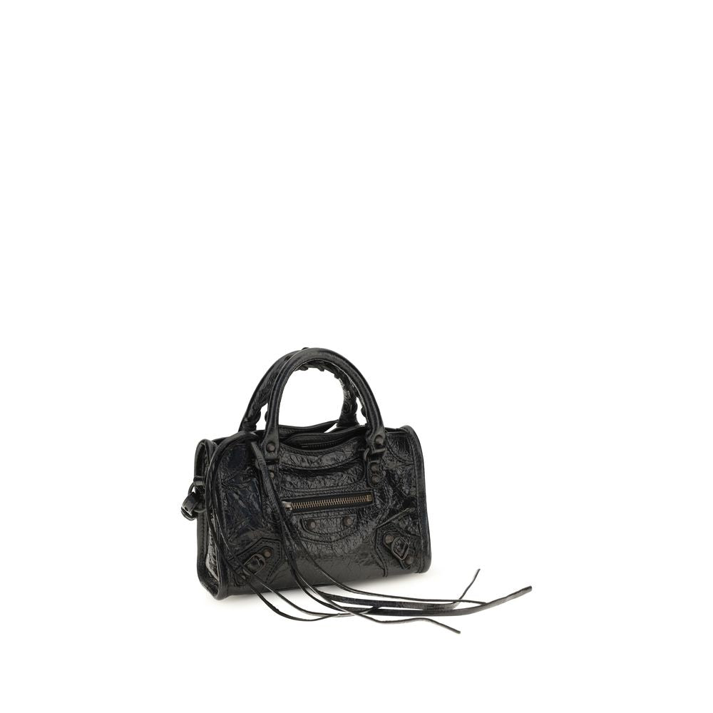 Balenciaga Black Lamb Ovis Aries Aries Handbag