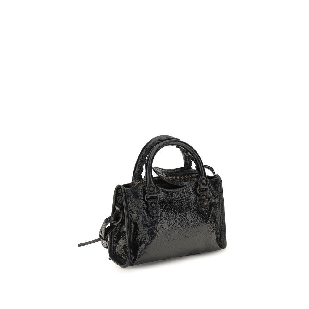 Balenciaga Black Lamb Ovis Aries Aries Handbag