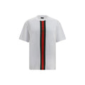 Gucci White Cotton T-Shirt