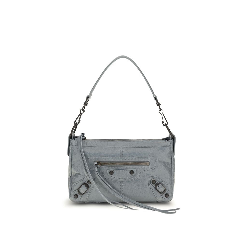 Balenciaga Gray Lamb Ovis Aries Aries Handbag