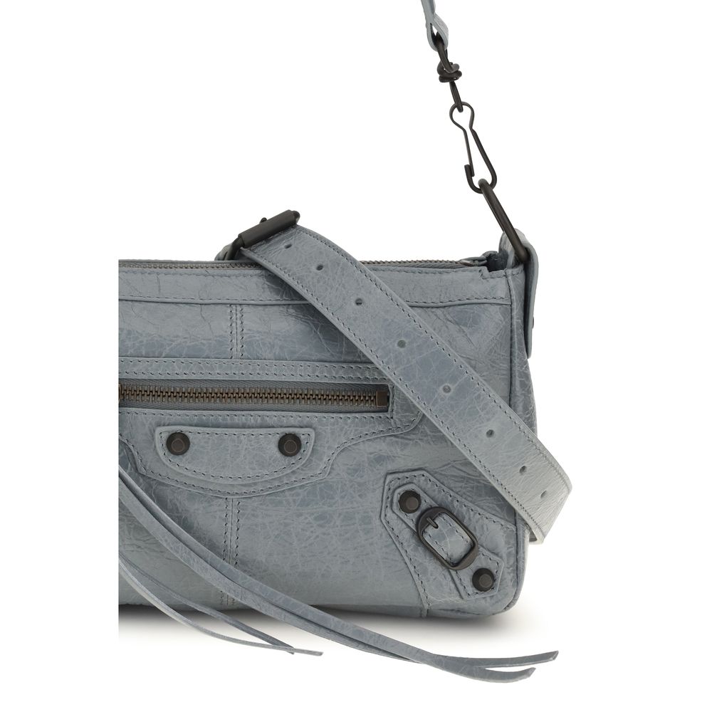 Balenciaga Gray Lamb Ovis Aries Aries Handbag