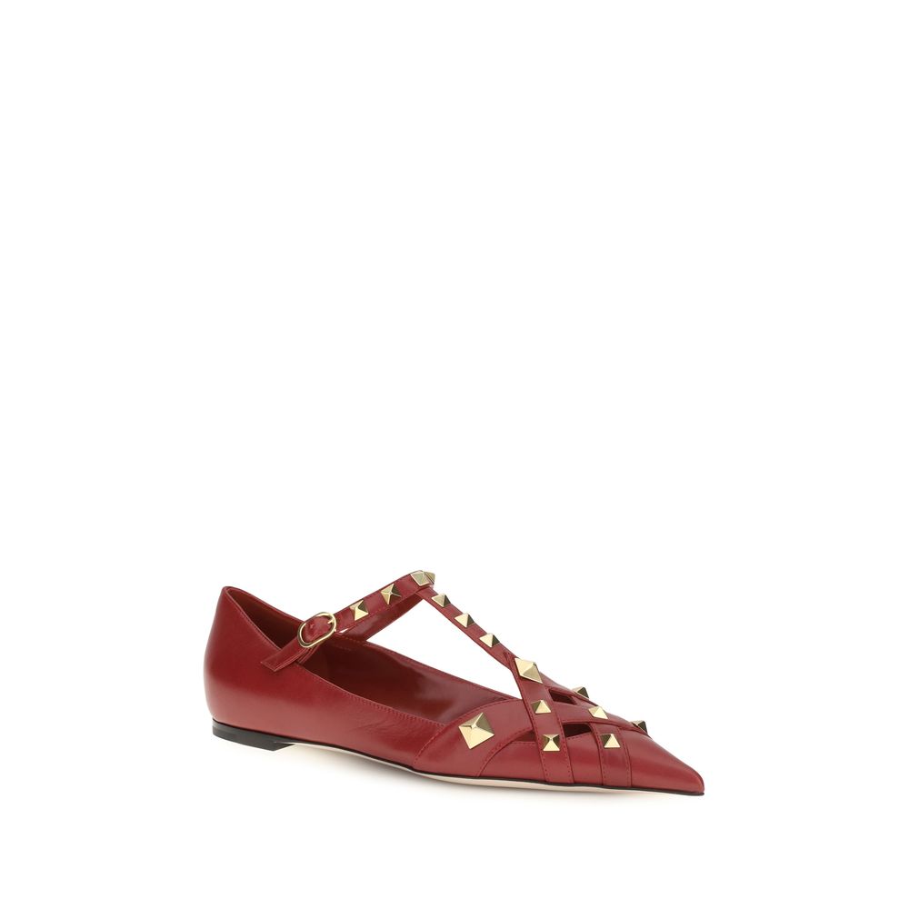 Valentino Garavani Multicolor Goatskin Ballet Flats