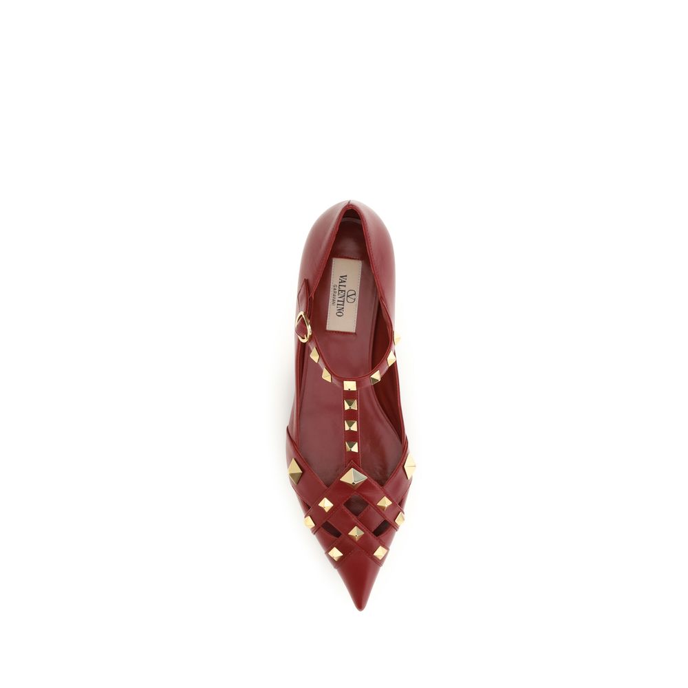 Valentino Garavani Multicolor Goatskin Ballet Flats
