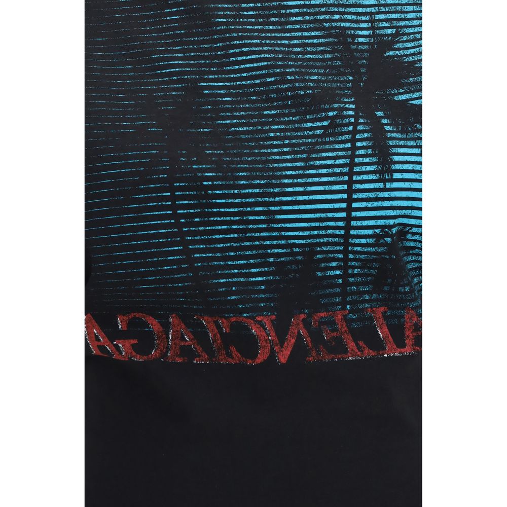Balenciaga Black Cotton T-Shirt