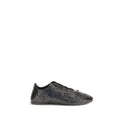 Balenciaga Black Calf Leather Bos Taurus Athletic Sneakers