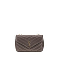Saint Laurent Gray Lamb Ovis Aries Aries Shoulder Bag