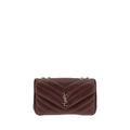 Saint Laurent Bordeaux Lamb Ovis Aries Aries Shoulder Bag
