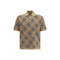 Burberry Beige Cotton Polo Shirt