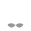 Alexander McQueen Gray Metal Sunglasses