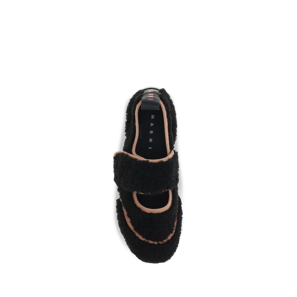 Marni Black Polyamide Athletic Sneakers