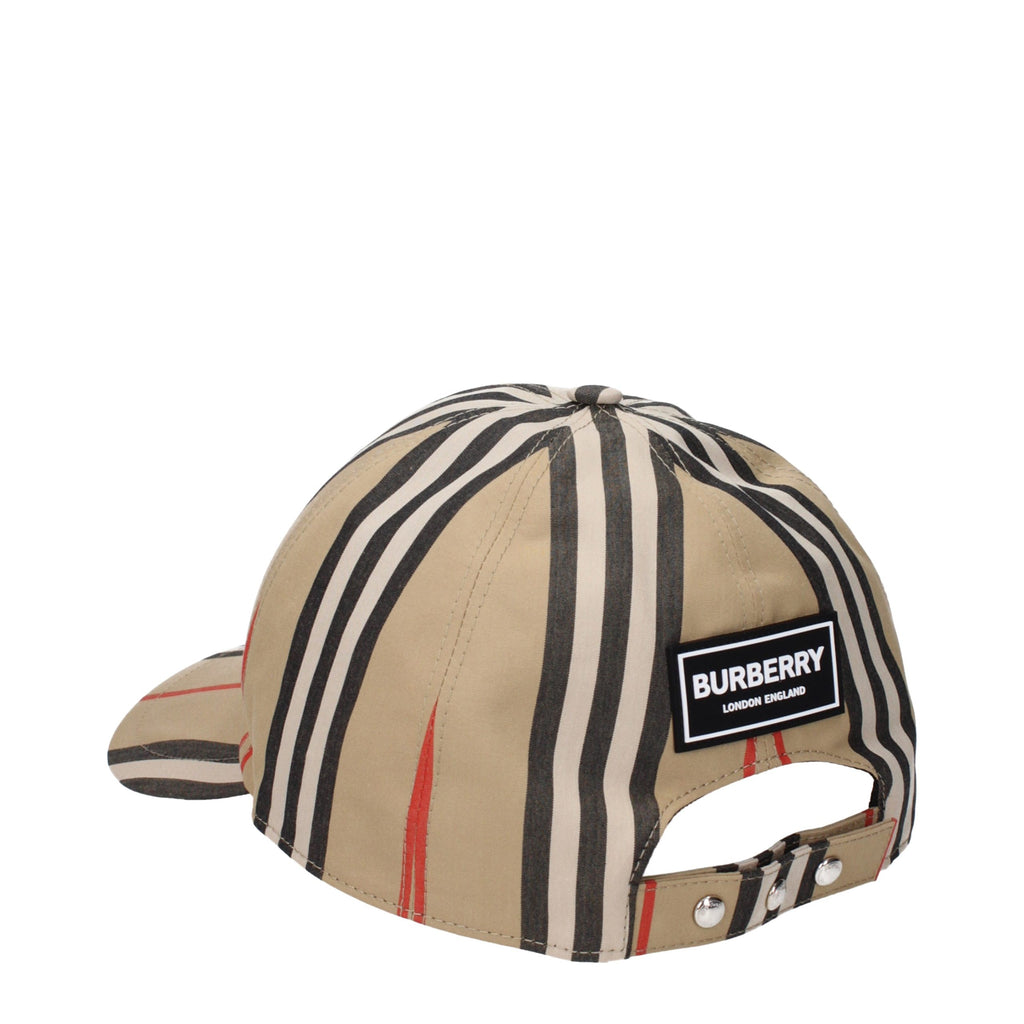 Burberry Beige Cotton Cap (Baseball Hat)