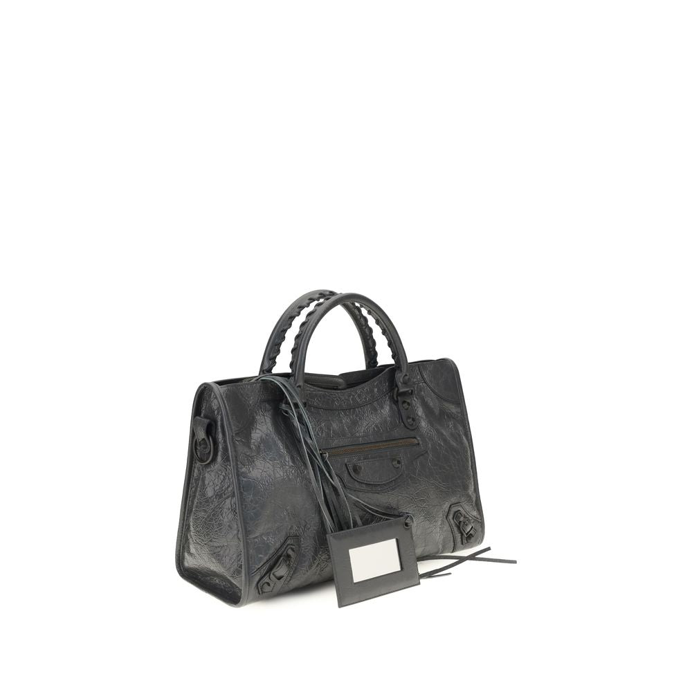Balenciaga Gray Lamb Ovis Aries Aries Handbag