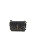 Saint Laurent Black Lamb Ovis Aries Aries Shoulder Bag