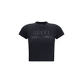 Gucci Black Cotton T-Shirt