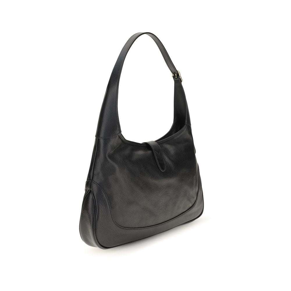 Gucci Black Goatskin Shoulder Bag