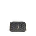 Saint Laurent Black Lamb Ovis Aries Aries Shoulder Bag