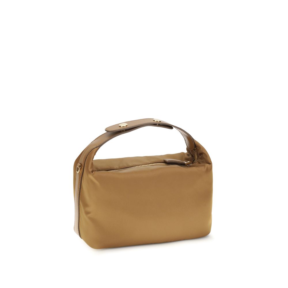 Prada Beige Recycled Polyamide Handbag