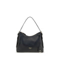 Prada Black Calf Leather Bos Taurus Shoulder Bag