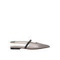 Brunello Cucinelli Beige Leather Mules