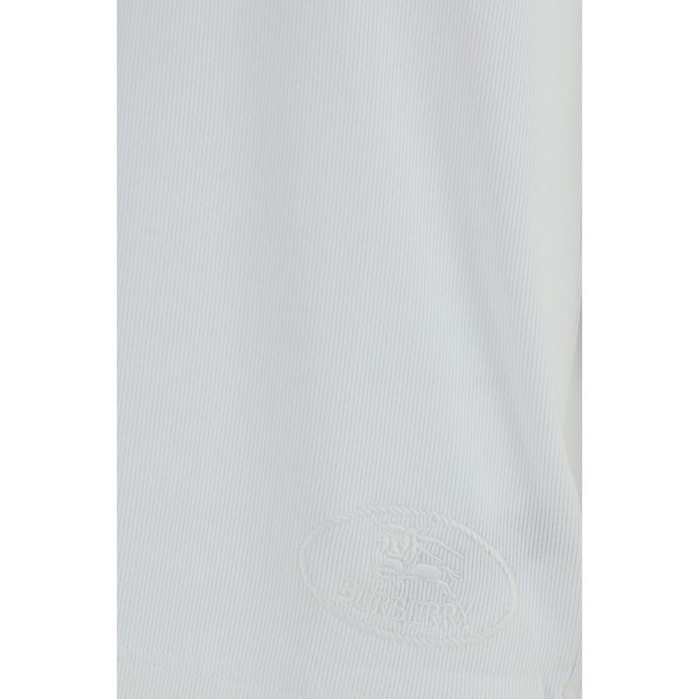 Burberry White Cotton Long Sleeve T-Shirt