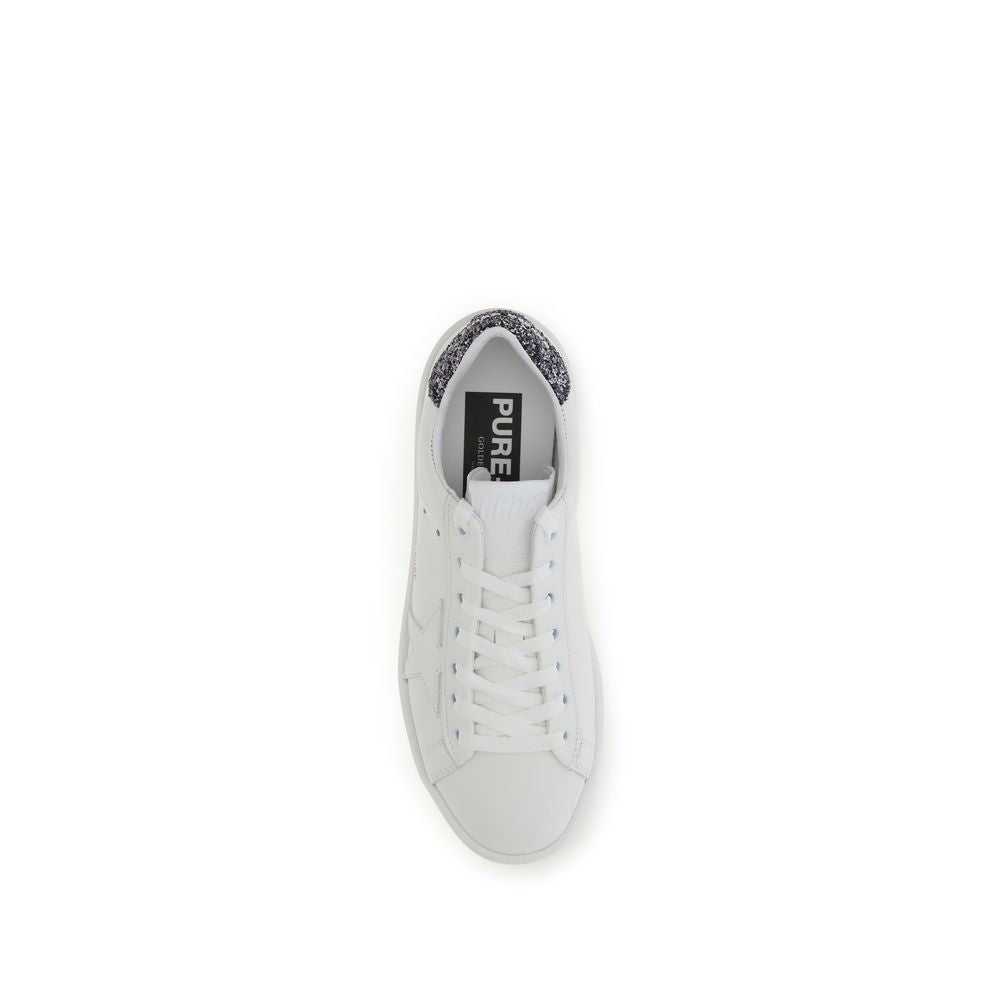 Golden Goose White Calf Leather Bos Taurus Low Top Sneakers