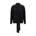 Burberry Black Silk Blouse