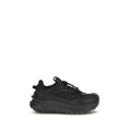 Moncler Black Calf Leather Bos Taurus Athletic Sneakers