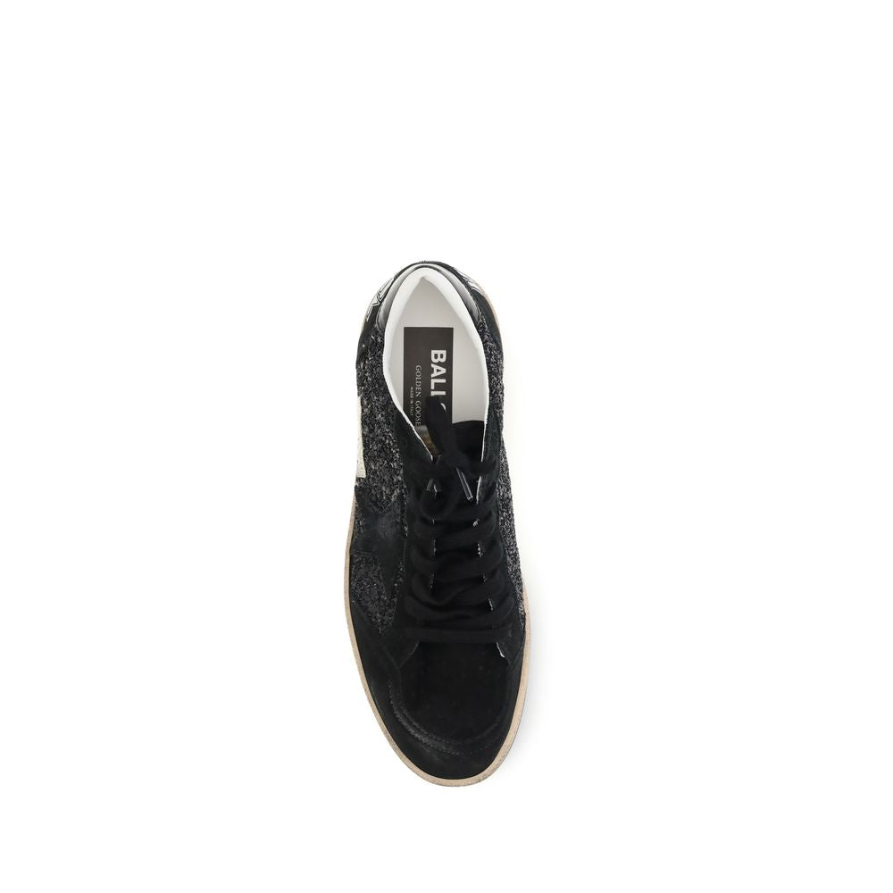 Golden Goose Black Calf Leather Bos Taurus Low Top Sneakers