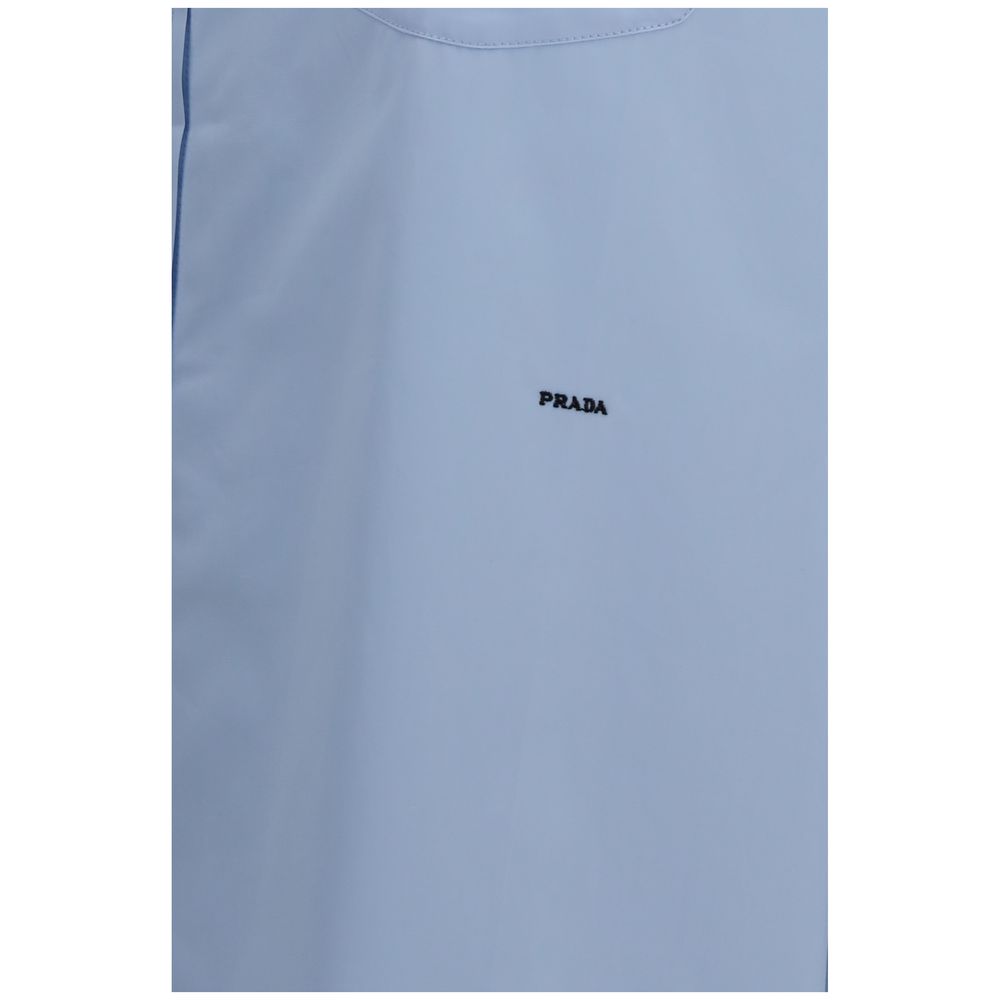 Prada Blue Cotton Shirt