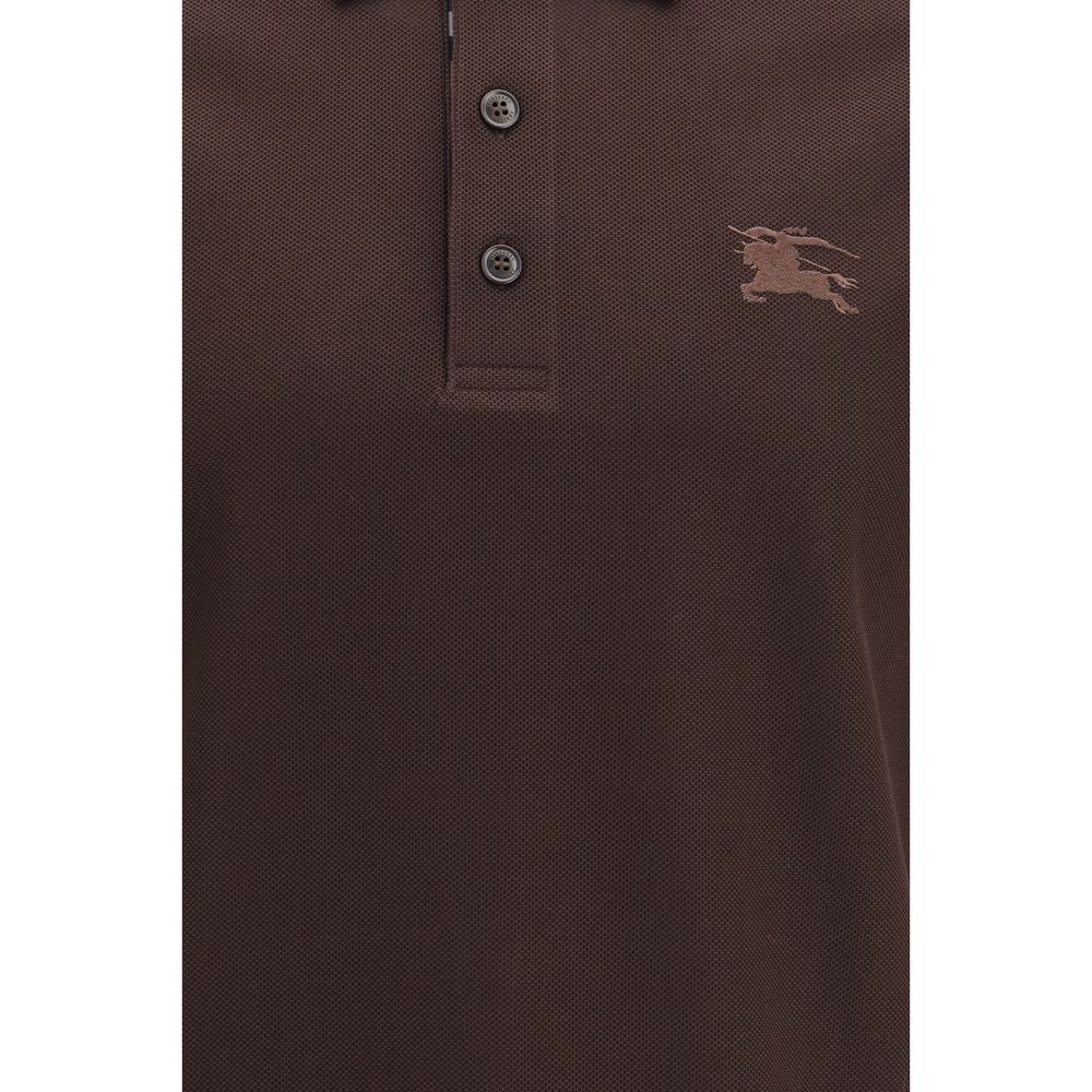 Burberry Brown Cotton Polo Shirt