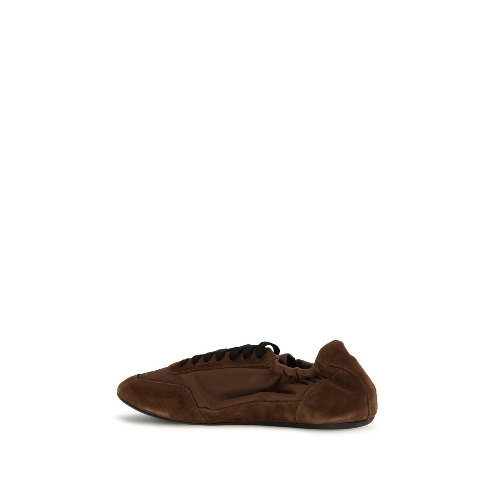 Prada Brown Rubber Athletic Sneakers