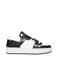 Jimmy Choo Black Leather Low Top Sneakers