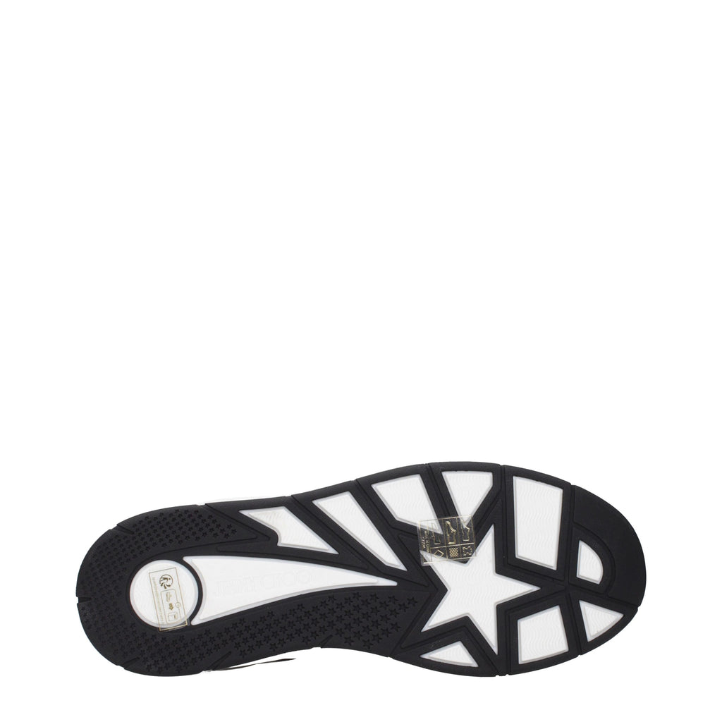 Jimmy Choo Black Leather Low Top Sneakers